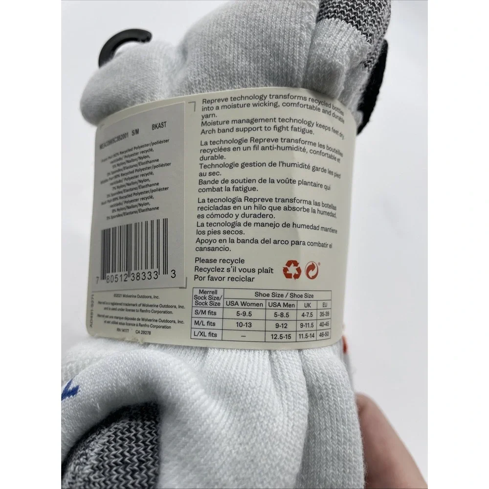 Merrell crew socks